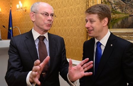 Herman Van Rompuy a Tomáš Prouza