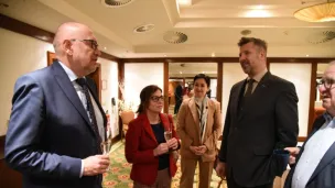 Klub SP ČR s ministrem školství Mikulášem Bekem