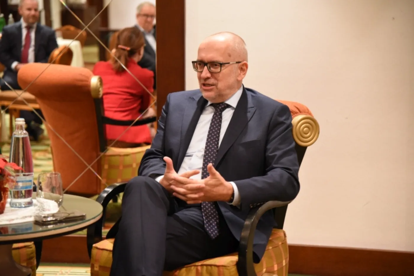 Klub SP ČR s ministrem školství Mikulášem Bekem