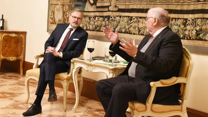 Klub SP ČR s premiérem Petrem Fialou 2022