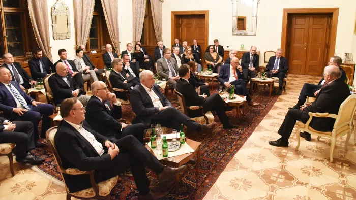 Klub SP ČR s premiérem Petrem Fialou 2022