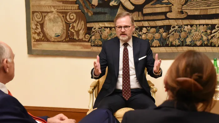 Klub SP ČR s premiérem Petrem Fialou 2022