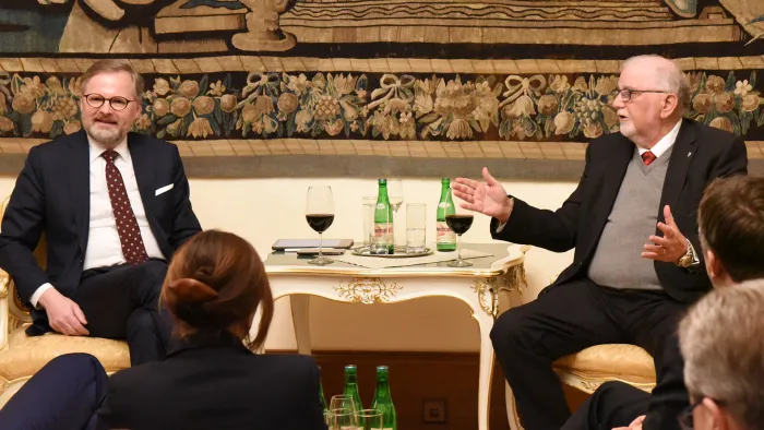 Klub SP ČR s premiérem Petrem Fialou 2022