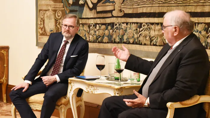 Klub SP ČR s premiérem Petrem Fialou 2022