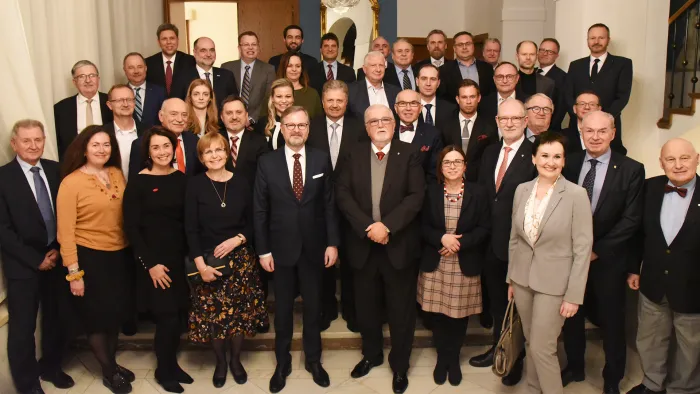 Klub SP ČR s premiérem Petrem Fialou 2022