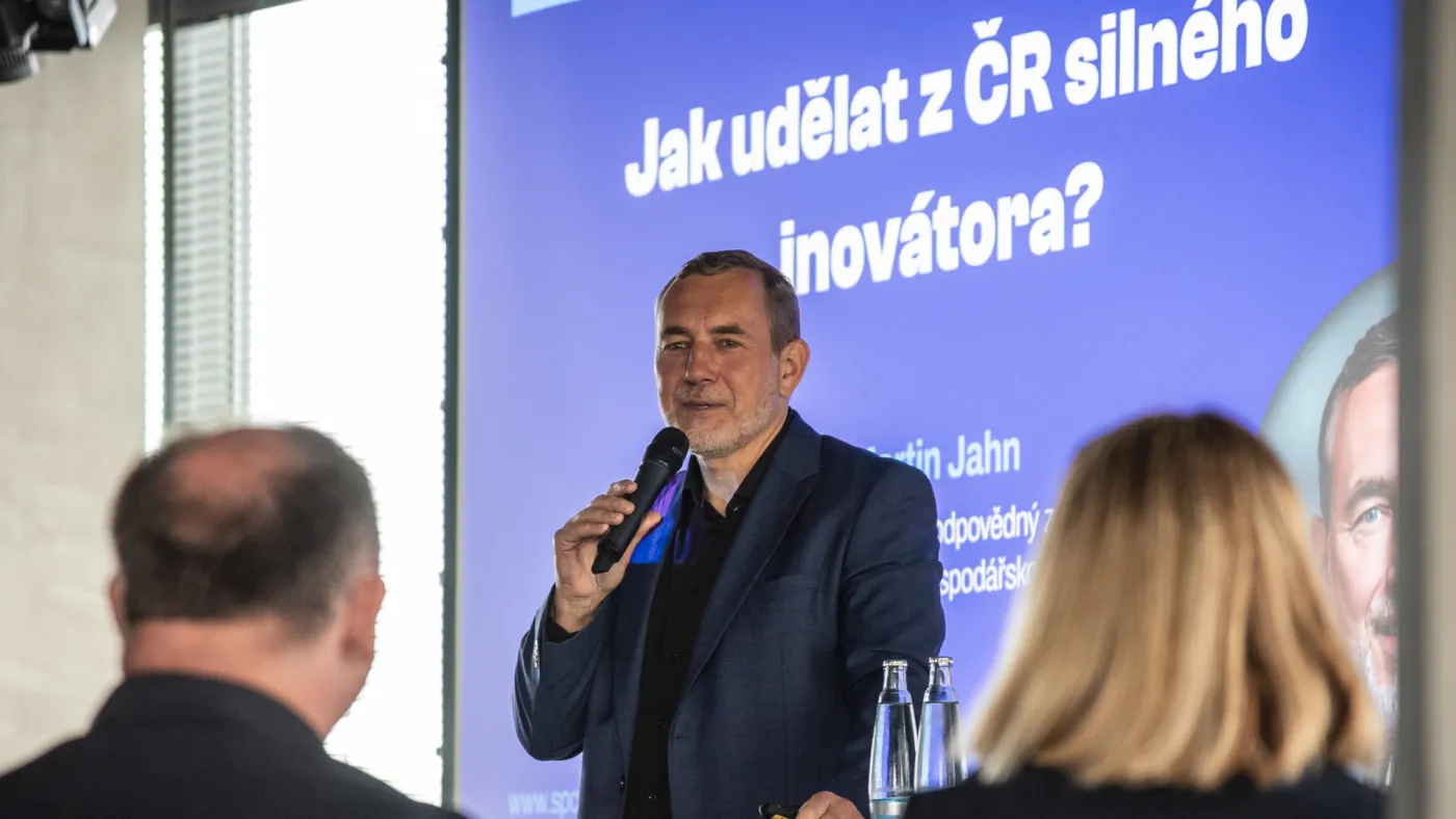 Martin Jahn na konferenci o aplikovaném výzkumu